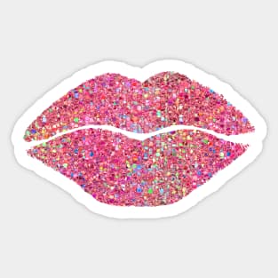 Stardust Kiss in Coral Sticker